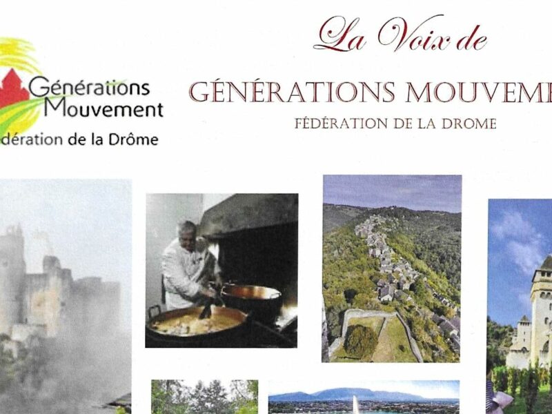 La voix de GENERATIONS MOUVEMENT N°255