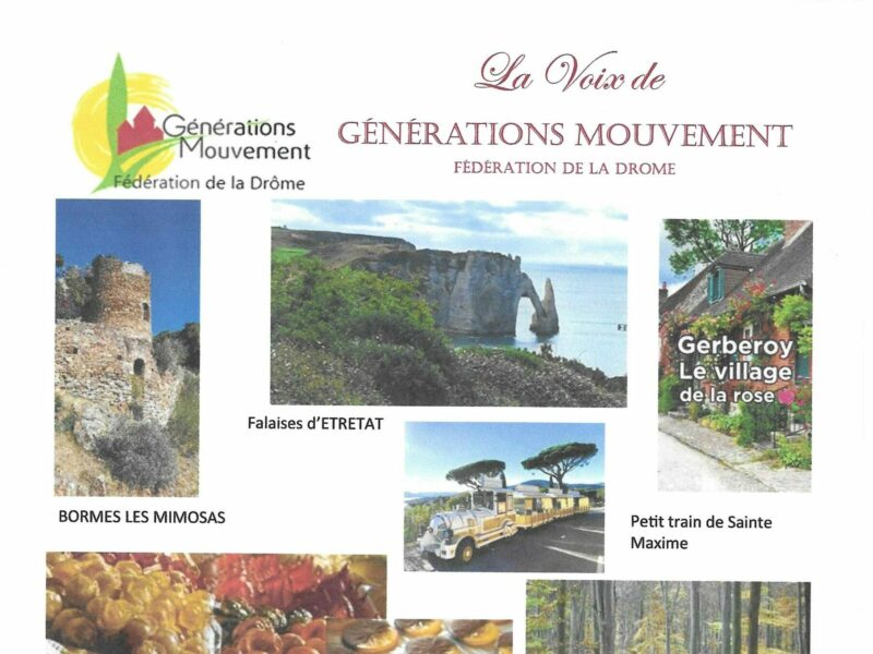 La voix de GENERATIONS MOUVEMENT N°256