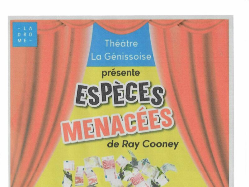 Théâtre : Samedi 21 mars à Peyrins